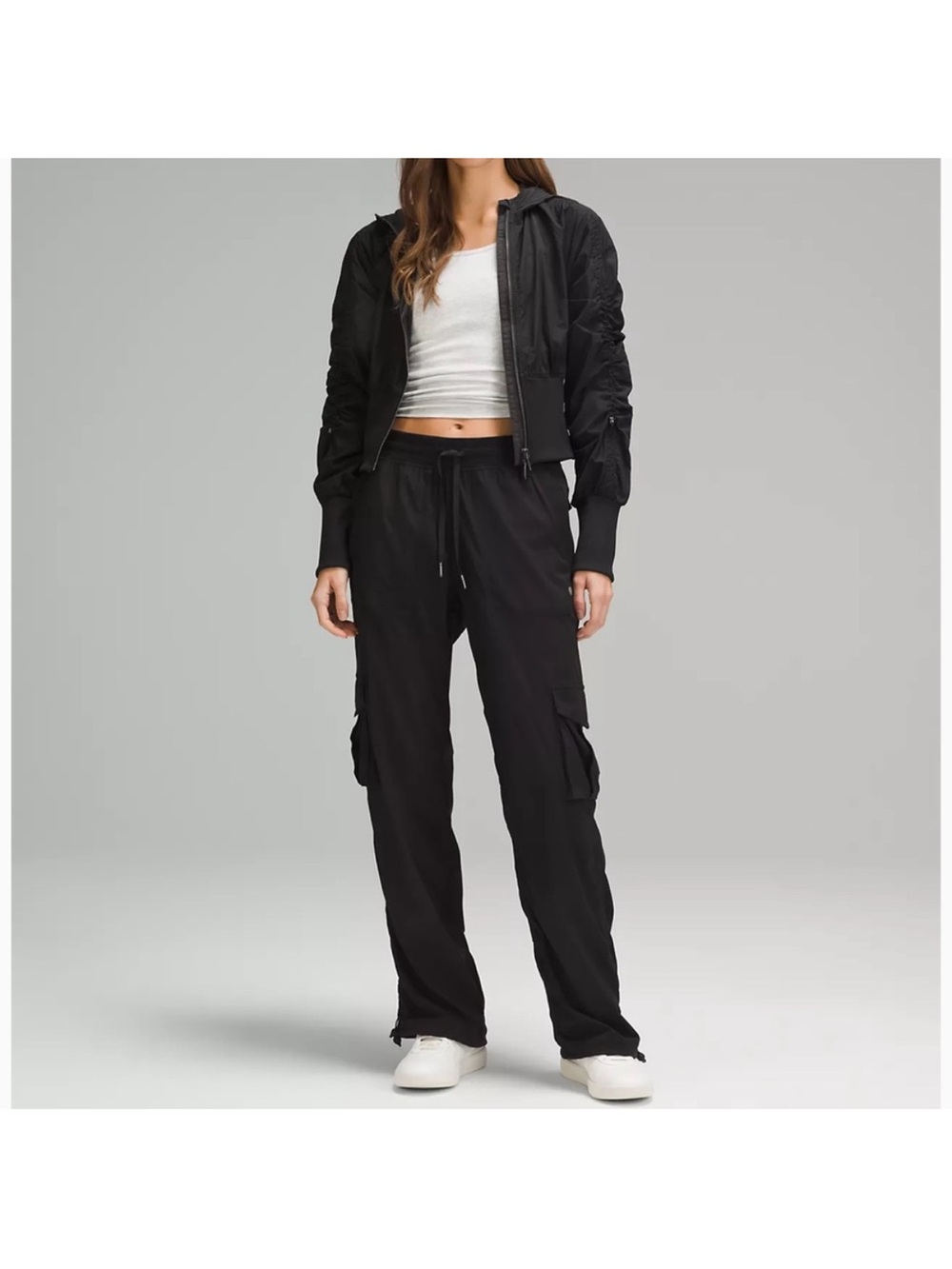 lululemon Dance Studio Relaxed-Fit Mid-Rise Cargo Pant Black Size XS